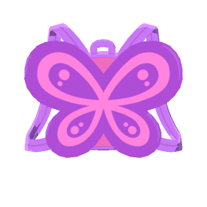 Butterfly backpack