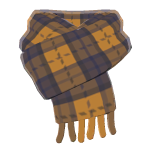 Checkered scarf