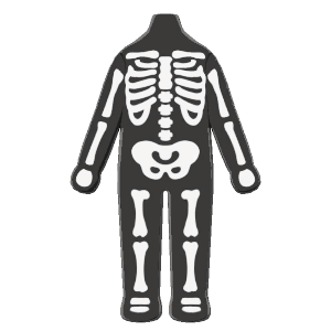 Skeleton suit