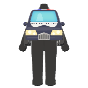 Police-car suit