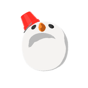 Snowman hood