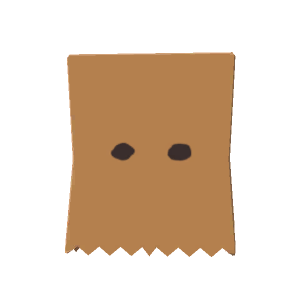 Paper-bag mask
