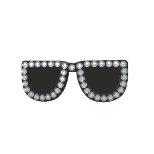 Rhinestone sunglasses