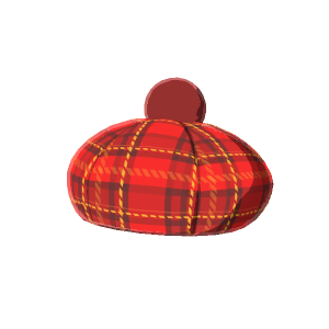 Checkered beret