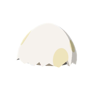 Eggshell hat