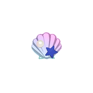 Seashell hairpin