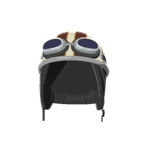 Half helmet and goggles