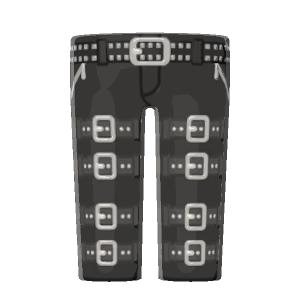 Leather rocker pants