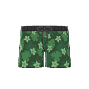 Botanical-print board shorts
