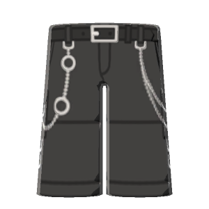 Chain cargo pants