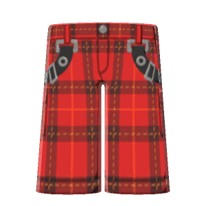 Checkered cargo pants