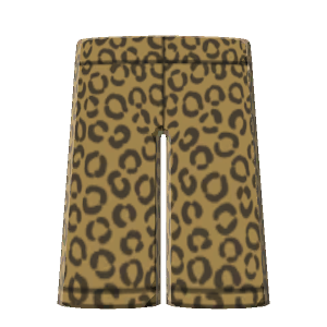 Leopard-print pants