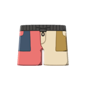 Multicolored shorts