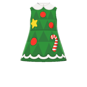 Holiday-tree dress