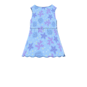 Ocean-motif dress