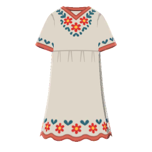 Embroidered dress