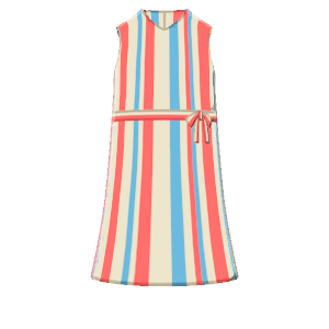 Multistriped dress