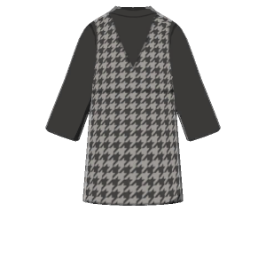 Houndstooth dress