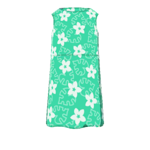 Tropical-print maxi dress