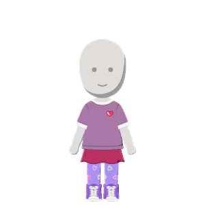 Lovely hearts outfit