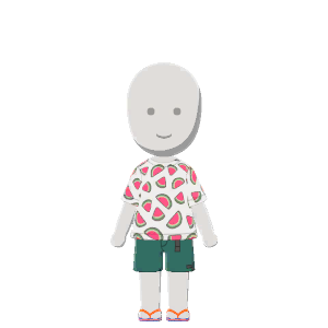 Fruit-print-tee outfit