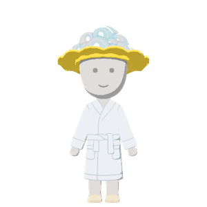 Mid-shower-doorbell outfit