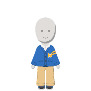 Varsity-cardigan outfit