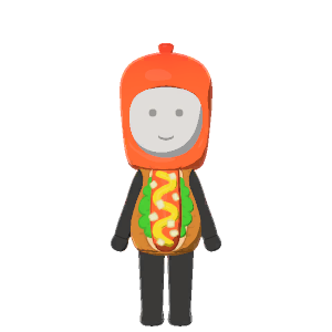 Hot-dog costume