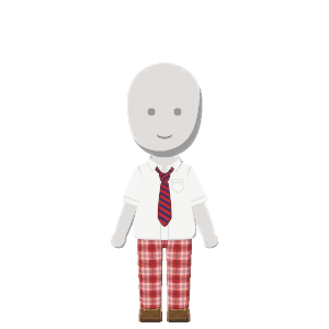 Shirt-with-necktie outfit