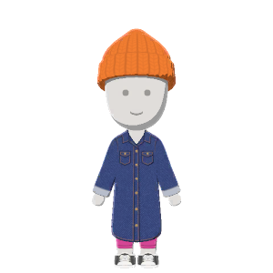 Long-denim-dress outfit