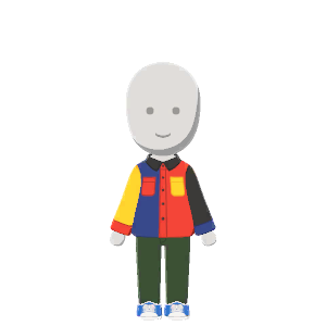 Crazy-color-shirt outfit