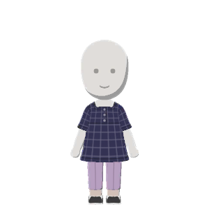 Relaxed tunic-top outfit