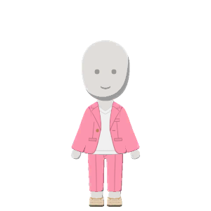 Pastel-suit outfit