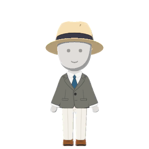 Summer vintage-suit outfit