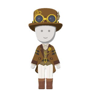 Steampunk-coat outfit