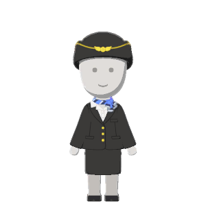 Flight-attendant outfit