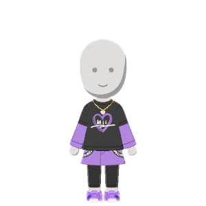 Stylish heart outfit