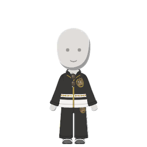 Dog-logo-tracksuit outfit