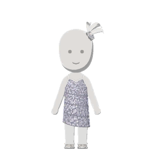 Flapper-dress outfit