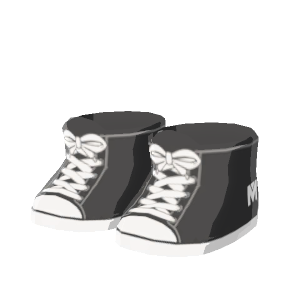 Rubber-toe high-tops