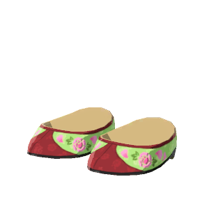 Korean flower shoes