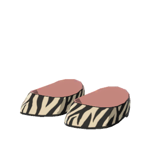 Zebra-print pumps