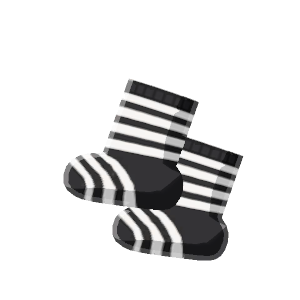 Striped socks