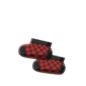 Checkered ankle socks