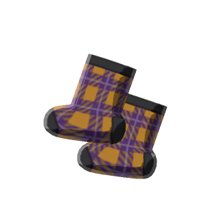 Retro checkered socks