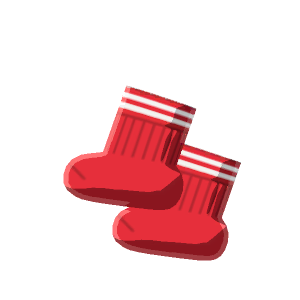 Double-striped socks