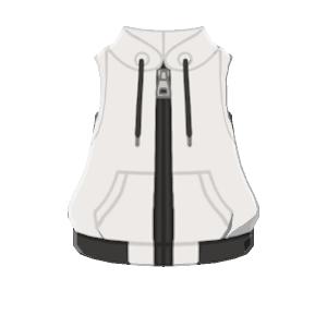 Sleeveless hoodie