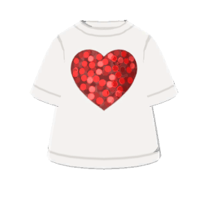 Heart tee