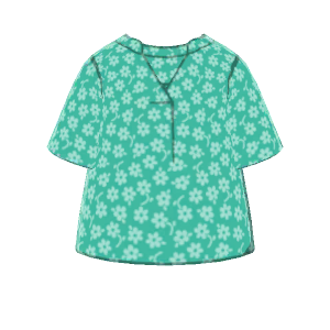 Skipper-collar shirt