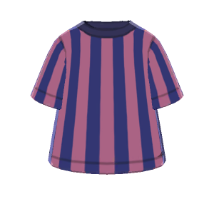 Vertical-striped tee